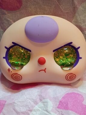 Baby Three 400% Purple-Accent Glitter Crying Eye Replacement Face